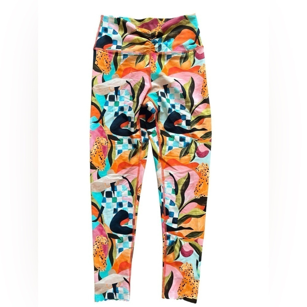 Never fully dressed, Costa Rica, colorful leggings in a size 8. - Picture 3 of 7
